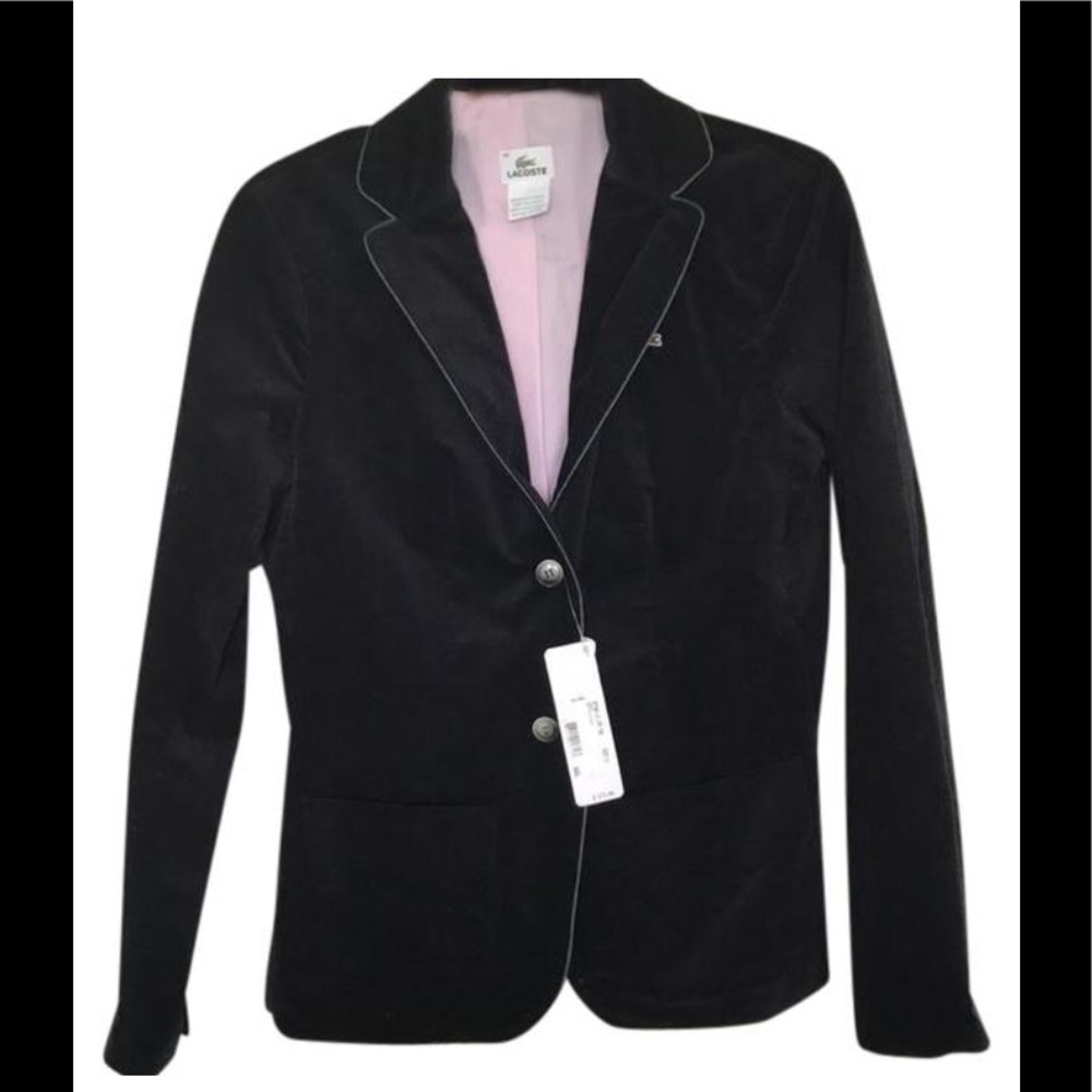Lacoste Blue Velvet Blazer RETAIL $275!